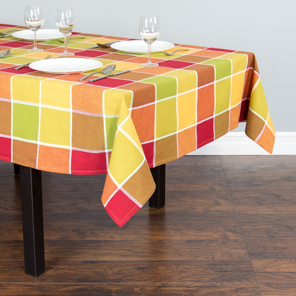 Yarn dyed Table cloth