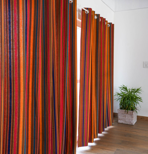 Curtains Cotton Yarn Dyed